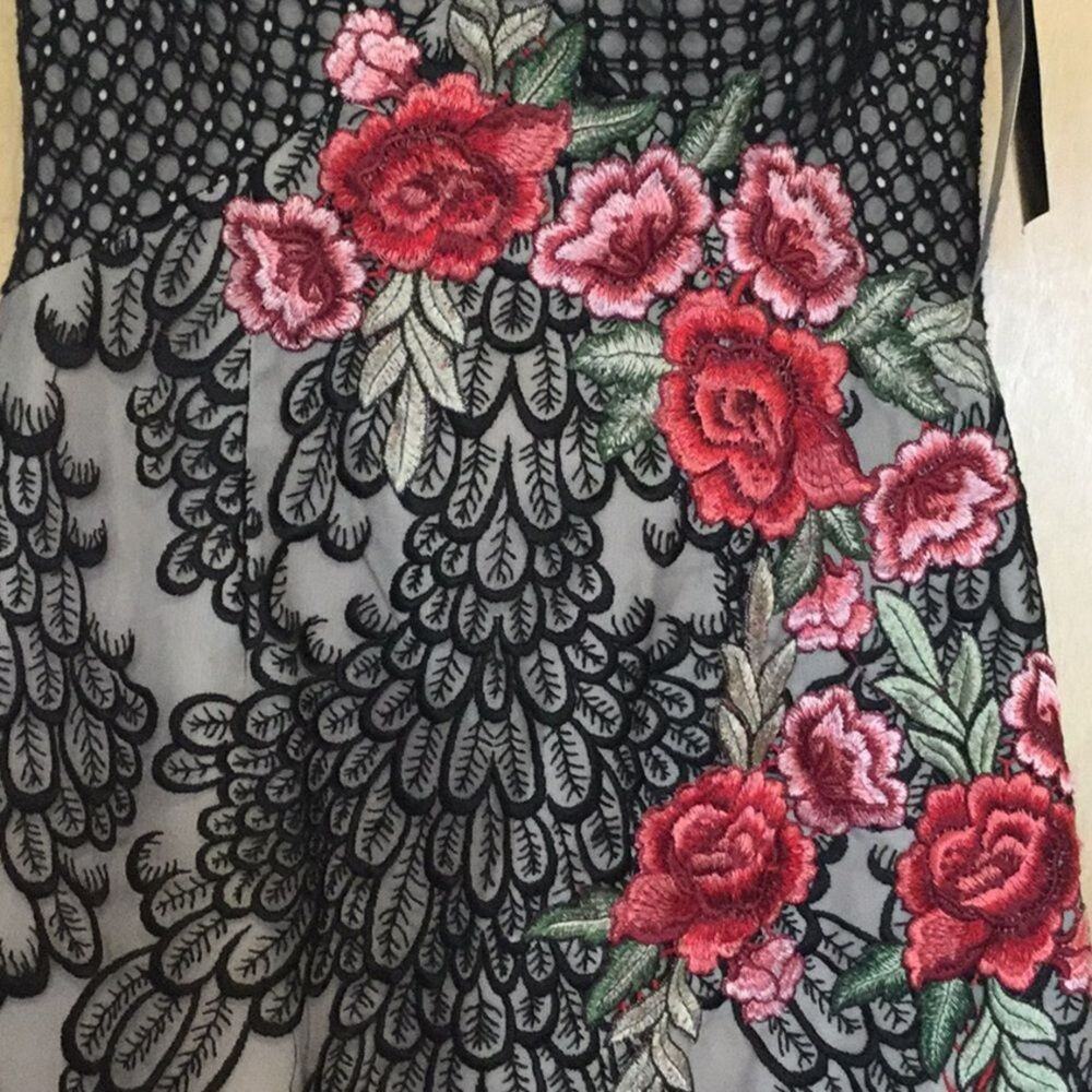 BASIX BLACK LABEL Floral Embroidered Sheer - Picture 6 of 14